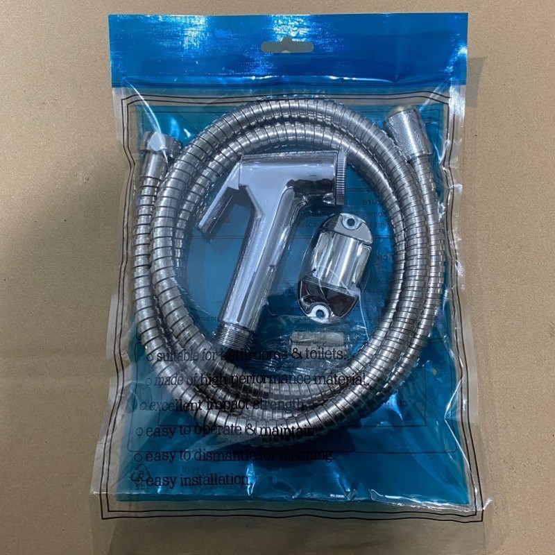 Set spray pentru toaletă cu duș - conectare 4 puncte, corp din plastic, funcție ploaie, procesare UV, model Washer Set