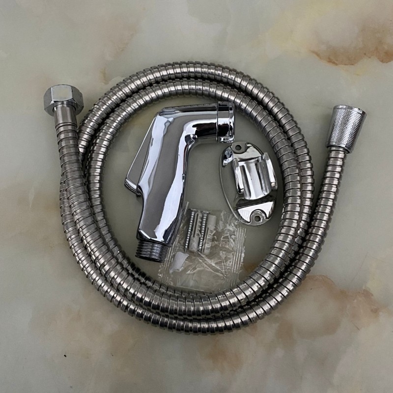 Set spray pentru toaletă cu duș - conectare 4 puncte, corp din plastic, funcție ploaie, procesare UV, model Washer Set