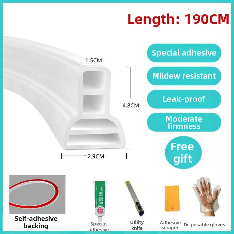 Самозалепваща водоустойчива бариерна лента за баня, душ, тоалет и кухня; марка Qian hoarding; Сертификация: Няма; Без рама: Не