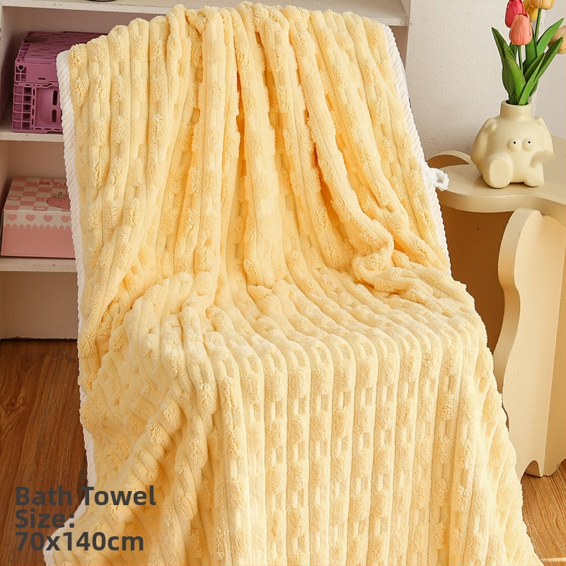 Set de prosoape de baie din bumbac 100%, fire 150D, greutate sub 50 g, set de două prosoape pentru adulți