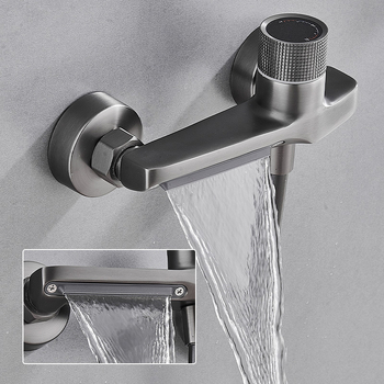 Σετ ντους από χαλκό με κρυφή εγκατάσταση, λειτουργία βροχής, τετράγωνη κεφαλή ντους, μοντέλο 7030