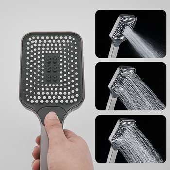 Σετ ντους από χαλκό με κρυφή εγκατάσταση, λειτουργία βροχής, τετράγωνη κεφαλή ντους, μοντέλο 7030