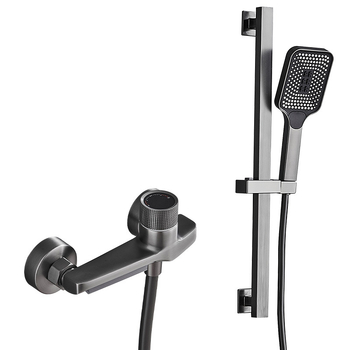 Σετ ντους από χαλκό με κρυφή εγκατάσταση, λειτουργία βροχής, τετράγωνη κεφαλή ντους, μοντέλο 7030