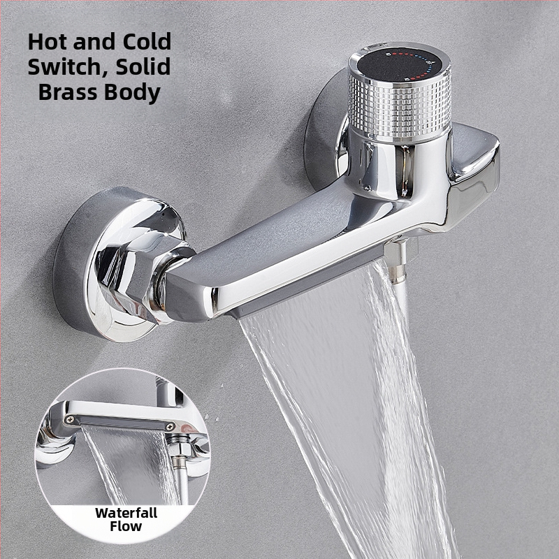 Душ комплект от мед за скрит монтаж, дъждовна функция, квадратна душ глава, модел 7030