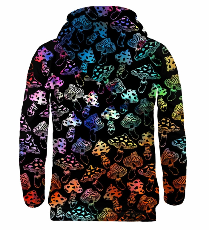 Hanorac cu glugă | Croială Slim, Imprimare 3D cu model animal, Guler rotund, Poliester 96%
