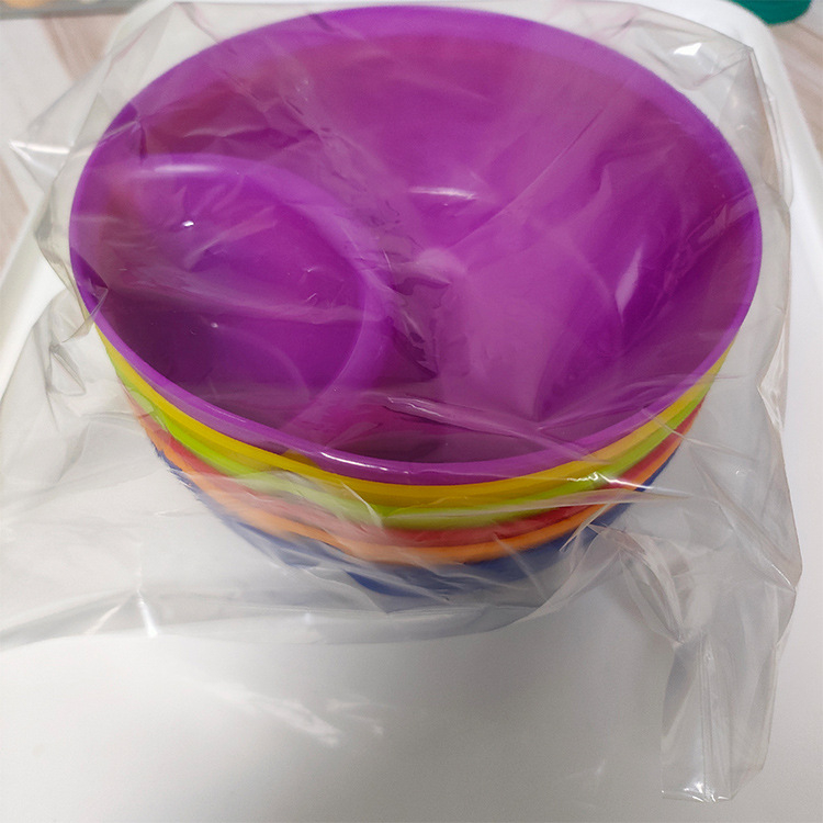 Plastična zdjela za grickalice, okrugla, mikrovalnu sigurna, površina: injekcijsko oblikovana, mogućnost ispisa logotipa