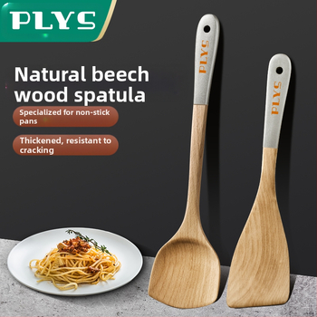 Puidust spaatel köögitarvik PLYS/Pales — kõrge temperatuuriga vastupidav