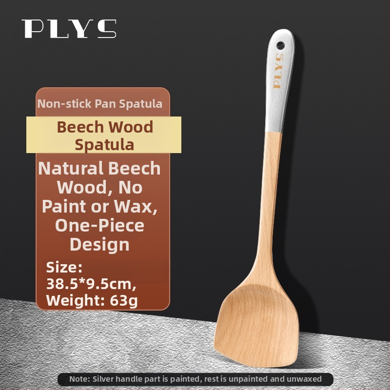 Puidust spaatel köögitarvik PLYS/Pales — kõrge temperatuuriga vastupidav