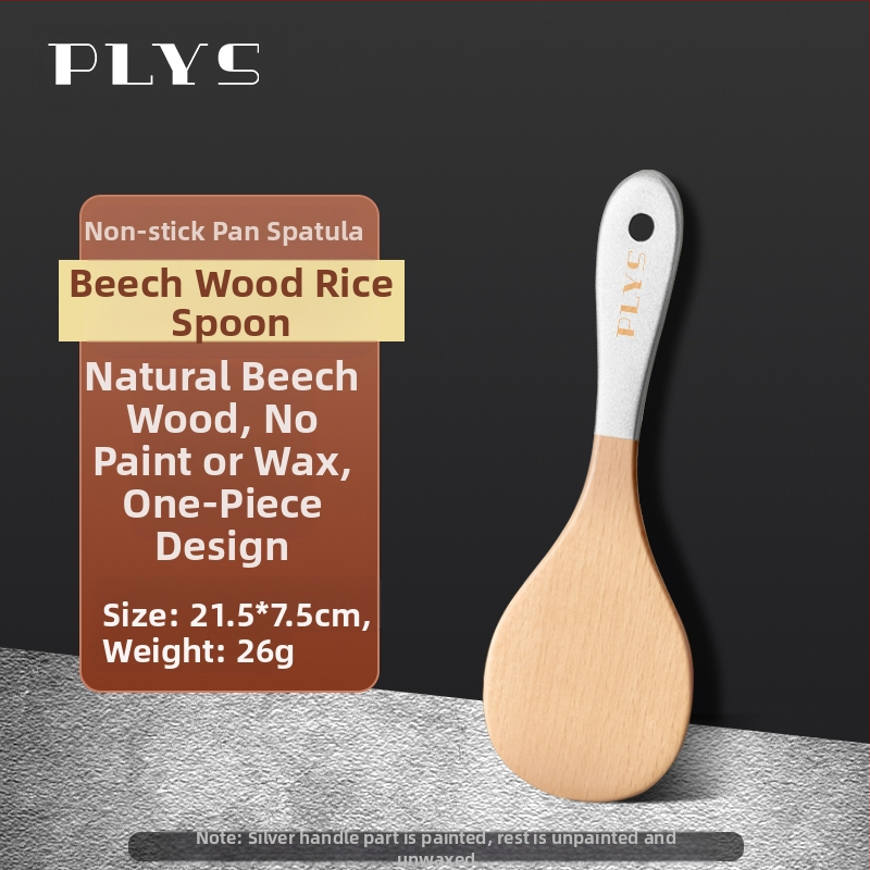 Puidust spaatel köögitarvik PLYS/Pales — kõrge temperatuuriga vastupidav