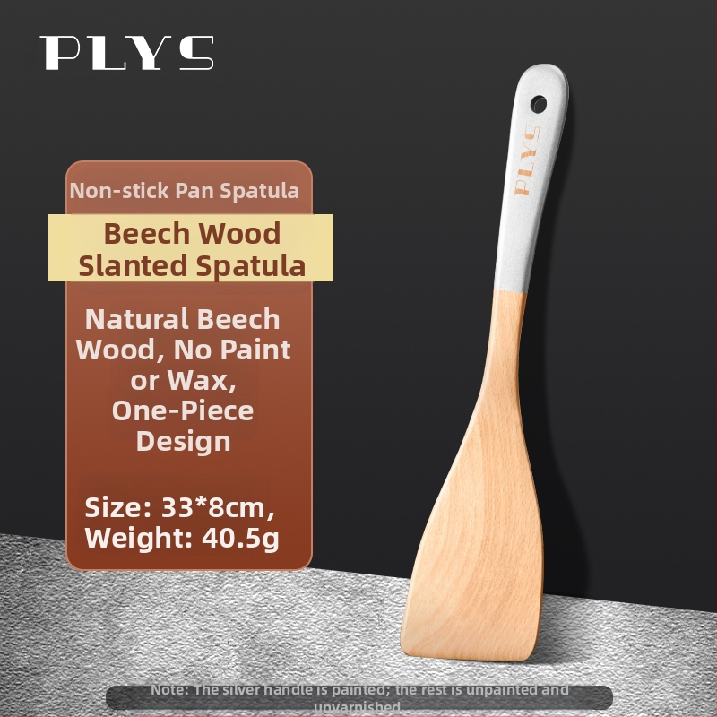 Puidust spaatel köögitarvik PLYS/Pales — kõrge temperatuuriga vastupidav