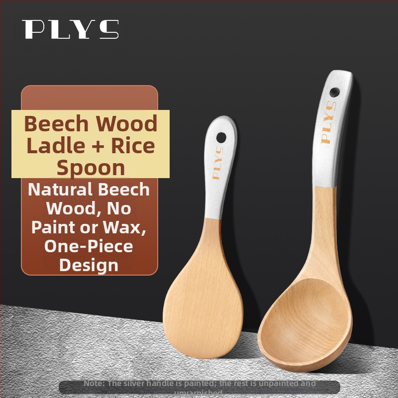Puidust spaatel köögitarvik PLYS/Pales — kõrge temperatuuriga vastupidav