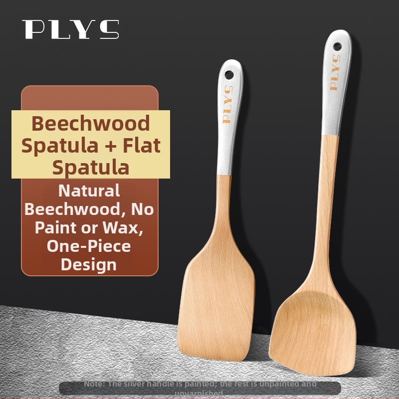 Puidust spaatel köögitarvik PLYS/Pales — kõrge temperatuuriga vastupidav