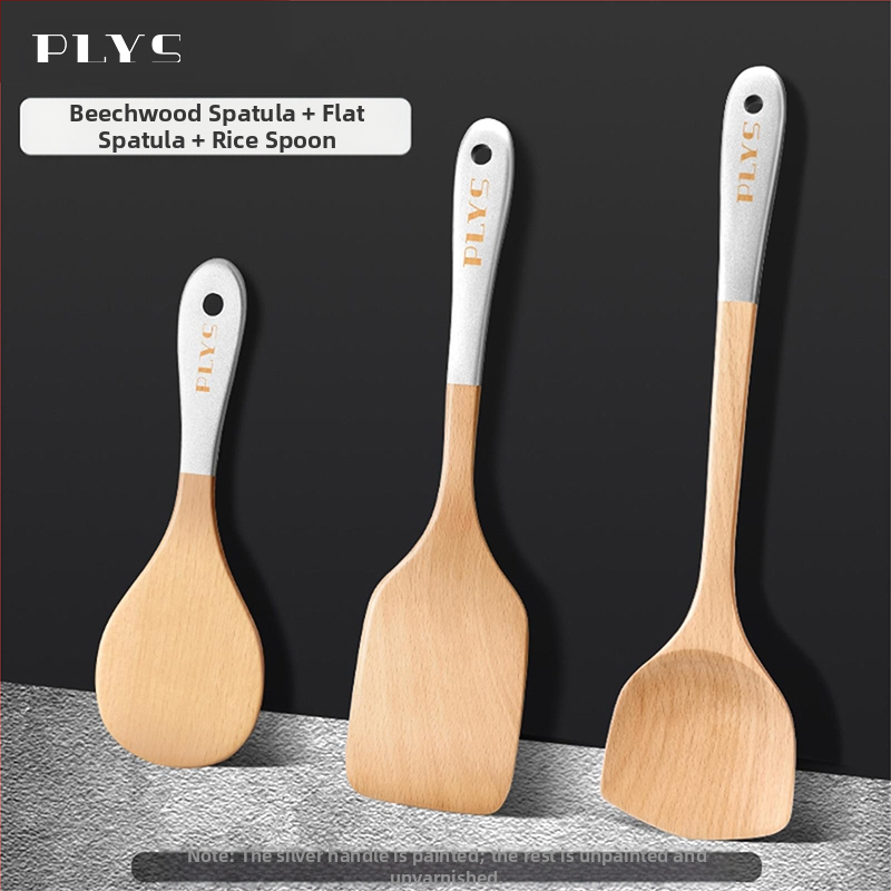 Puidust spaatel köögitarvik PLYS/Pales — kõrge temperatuuriga vastupidav