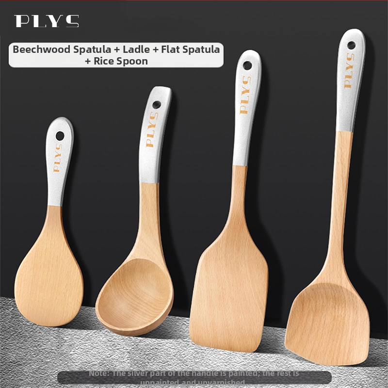 Puidust spaatel köögitarvik PLYS/Pales — kõrge temperatuuriga vastupidav