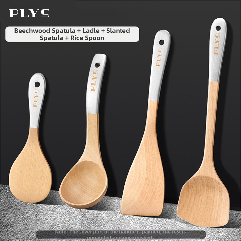 Puidust spaatel köögitarvik PLYS/Pales — kõrge temperatuuriga vastupidav