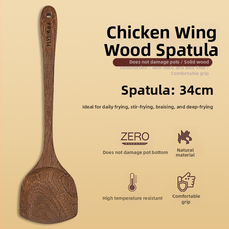 Puidust spaatel köögitarvik PLYS/Pales — kõrge temperatuuriga vastupidav