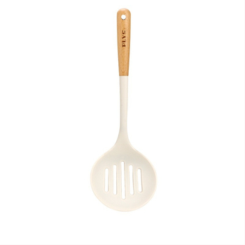 Κουτάλι σούπας σιλικόνης με πλαστική λαβή – ποιότητας τροφίμων, ανθεκτικό στη θερμότητα, κατάλληλο για σούπες και χυλό