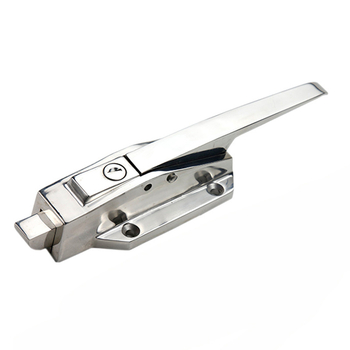 Χειρολαβή πόρτας με κλειδαριά, ρυθμιζόμενου ύψους, μοντέλο 1178, από ανοξείδωτη ατσάλι 304, κλειδαριά τύπου πυρήνα, για βιομηχανικούς φούρνους και εξοπλισμό ψύξης