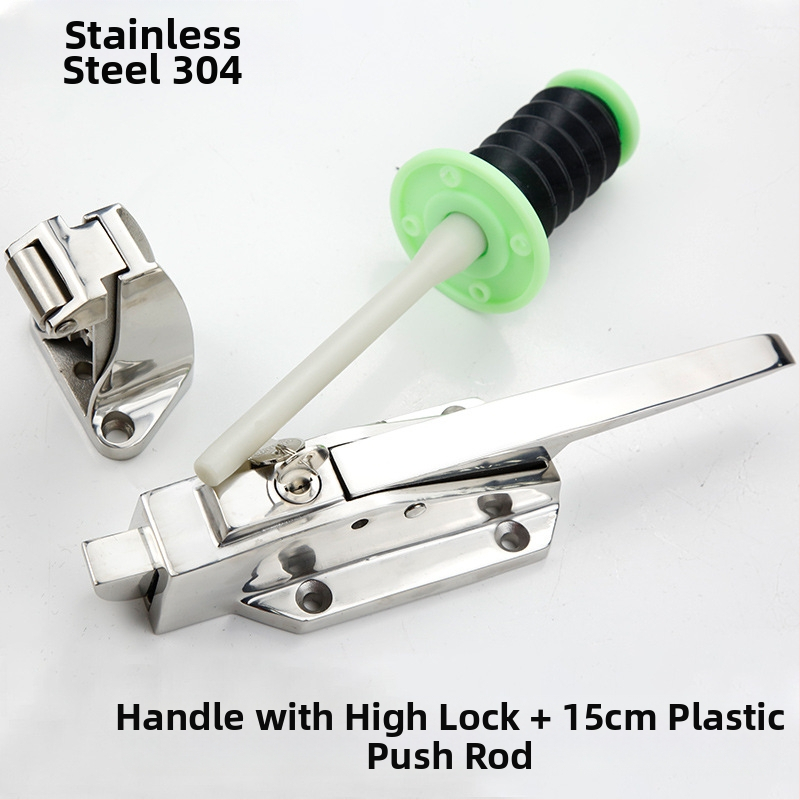 Drška za vrata s ključem, podesiva visina, model 1178, 304 nehrđajući čelik, ključnica tipa Core, za industrijske peći i opremu za hlađenje