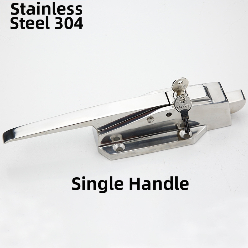 Drška za vrata s ključem, podesiva visina, model 1178, 304 nehrđajući čelik, ključnica tipa Core, za industrijske peći i opremu za hlađenje