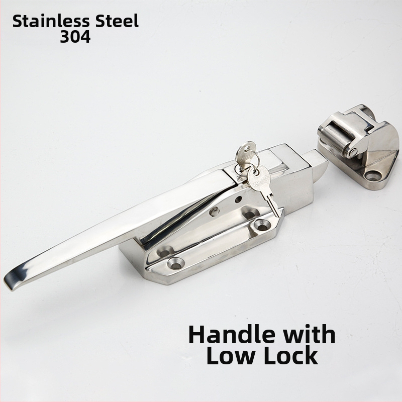 Drška za vrata s ključem, podesiva visina, model 1178, 304 nehrđajući čelik, ključnica tipa Core, za industrijske peći i opremu za hlađenje