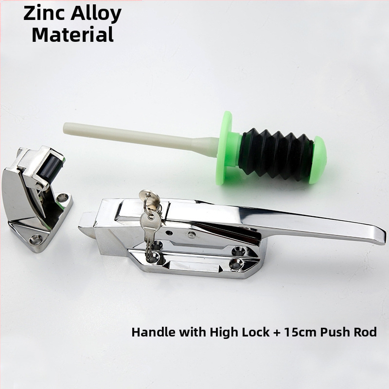 Drška za vrata s ključem, podesiva visina, model 1178, 304 nehrđajući čelik, ključnica tipa Core, za industrijske peći i opremu za hlađenje