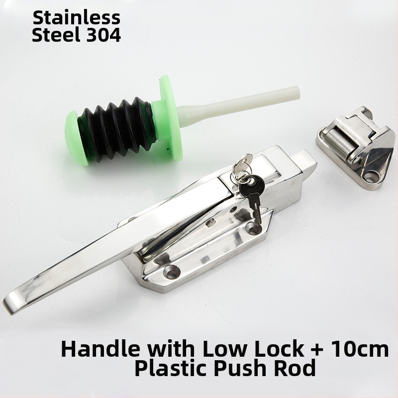 Drška za vrata s ključem, podesiva visina, model 1178, 304 nehrđajući čelik, ključnica tipa Core, za industrijske peći i opremu za hlađenje