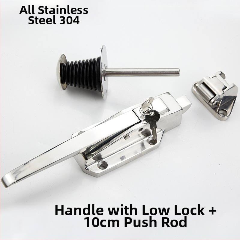 Drška za vrata s ključem, podesiva visina, model 1178, 304 nehrđajući čelik, ključnica tipa Core, za industrijske peći i opremu za hlađenje