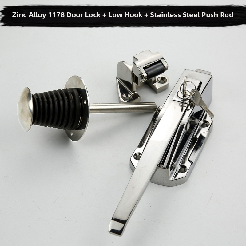 Drška za vrata s ključem, podesiva visina, model 1178, 304 nehrđajući čelik, ključnica tipa Core, za industrijske peći i opremu za hlađenje