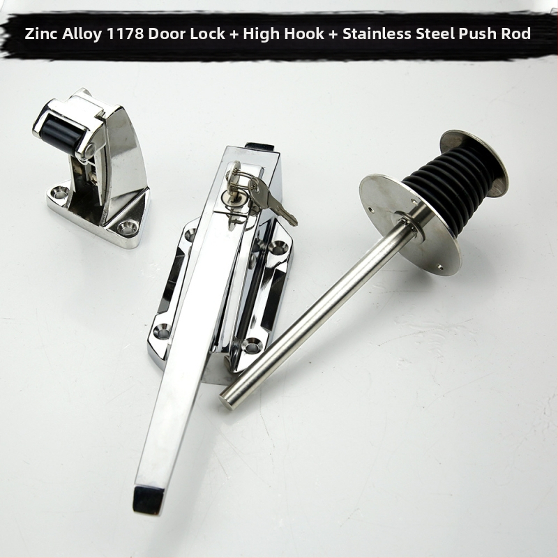 Drška za vrata s ključem, podesiva visina, model 1178, 304 nehrđajući čelik, ključnica tipa Core, za industrijske peći i opremu za hlađenje