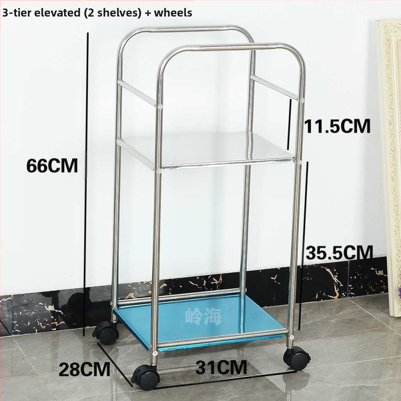 Kerek sarokasztal rozsdamentes acélból, tárolóval, fém vázzal, modell 400, szerelés szükséges