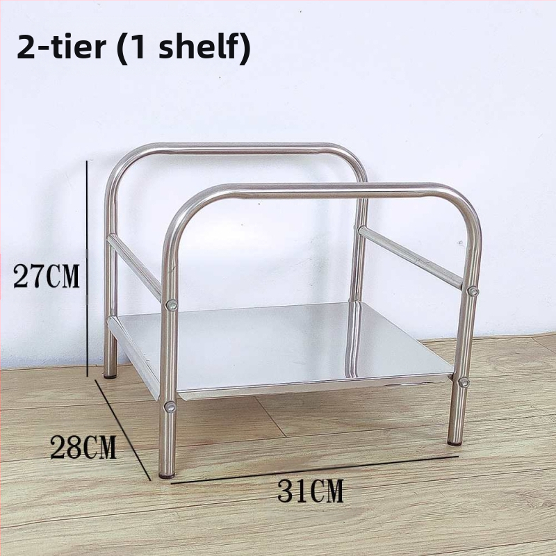 Kerek sarokasztal rozsdamentes acélból, tárolóval, fém vázzal, modell 400, szerelés szükséges