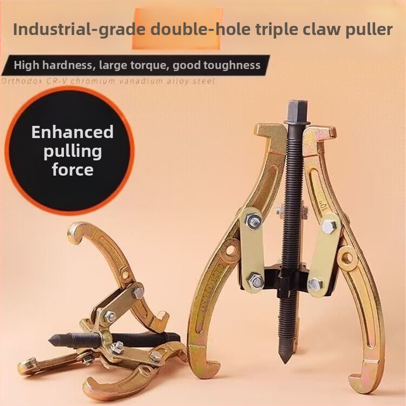 Εργαλείο αφαίρεσης ρουλεμάν με τρεις σιαγόνες – Πολυλειτουργικός τρίχειρας ελκτήρας, Παγκόσμιος εξαγωγέας, Χάλυβας άνθρακα, Σειρά ελκτών