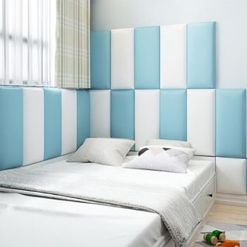 Αντικρουστικά αυτοκόλλητα τοίχου από αφρώδες υλικό για υπνοδωμάτιο, 3D στιλ τατάμι, αυτοκολλητή πλάτη, 1 τεμάχιο