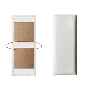 Αντικρουστικά αυτοκόλλητα τοίχου από αφρώδες υλικό για υπνοδωμάτιο, 3D στιλ τατάμι, αυτοκολλητή πλάτη, 1 τεμάχιο