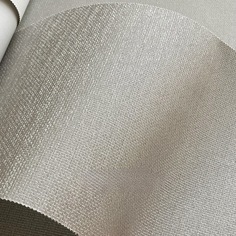 Svilena zidna obloga s doby teksturom, bez šavova, s mikro zlatnim nitima; za dnevni boravak i spavaću sobu