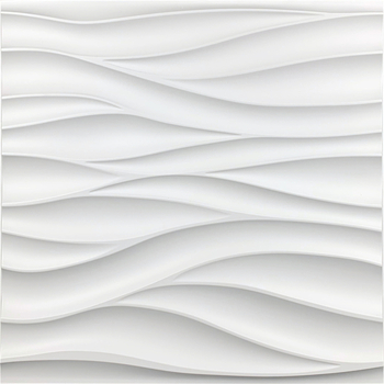 PVC 3D τοίχου πάνελ – Σειρά Wave, ανάγλυφο 3D PVC πάνελ τοίχου, αδιάβροχο, ανθεκτικό στην υγρασία, ανθεκτικό στη φωτιά