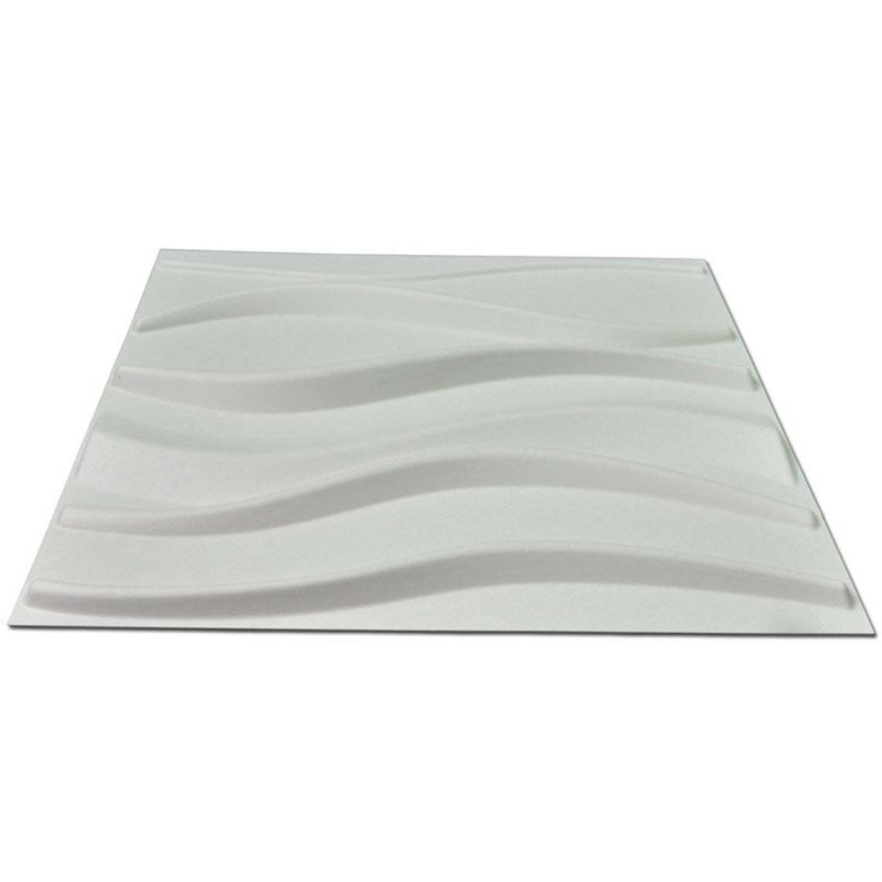 PVC 3D sienas paneļi – Vilnis sērija, reljefains 3D PVC sienas panels, ūdensizturīgs, mitrumizturīgs, ugunsdrošs