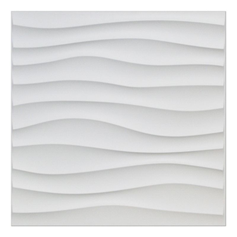 PVC 3D sienas paneļi – Vilnis sērija, reljefains 3D PVC sienas panels, ūdensizturīgs, mitrumizturīgs, ugunsdrošs