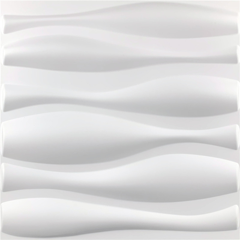 PVC 3D sienas paneļi – Vilnis sērija, reljefains 3D PVC sienas panels, ūdensizturīgs, mitrumizturīgs, ugunsdrošs
