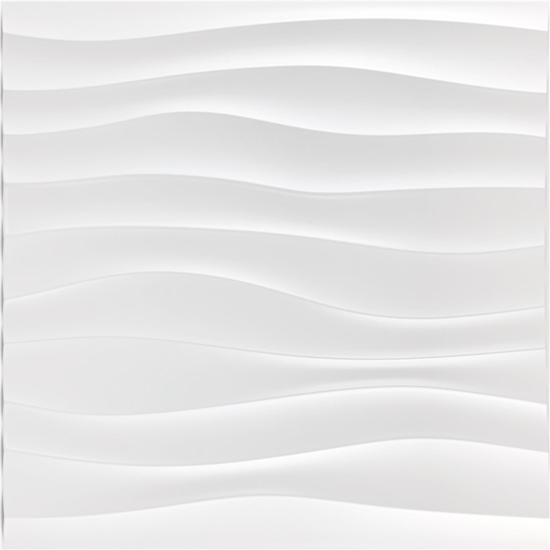 PVC 3D sienas paneļi – Vilnis sērija, reljefains 3D PVC sienas panels, ūdensizturīgs, mitrumizturīgs, ugunsdrošs