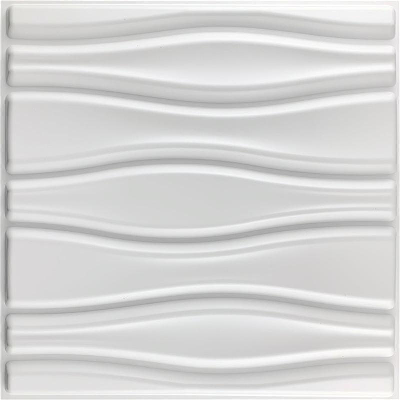 PVC 3D sienas paneļi – Vilnis sērija, reljefains 3D PVC sienas panels, ūdensizturīgs, mitrumizturīgs, ugunsdrošs