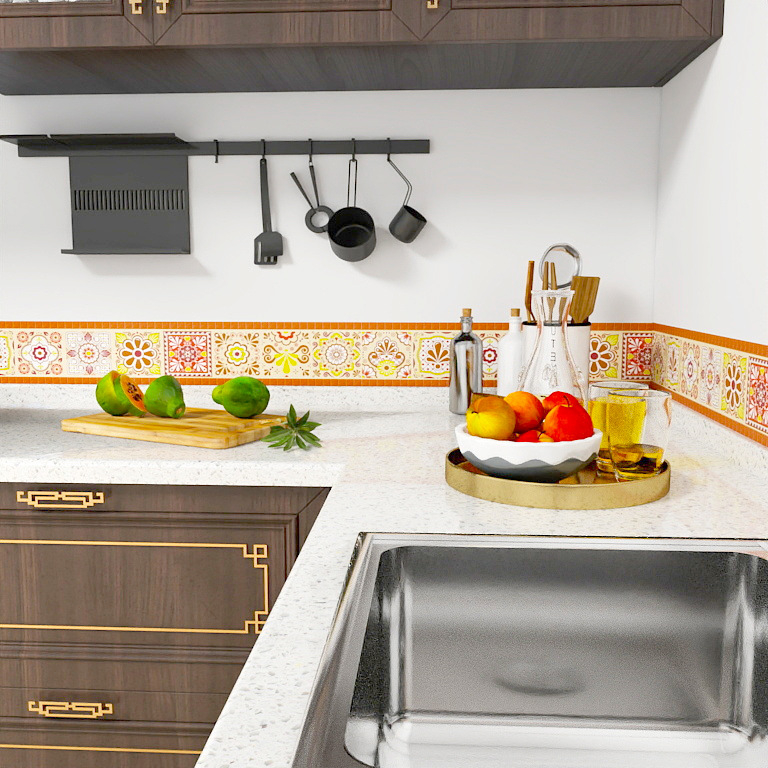 PVC falimatrica – antibakteriális, nedvességálló, penészálló, fénysugárzó hatású, új kínai stílus