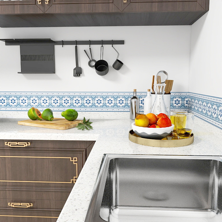 PVC falimatrica – antibakteriális, nedvességálló, penészálló, fénysugárzó hatású, új kínai stílus