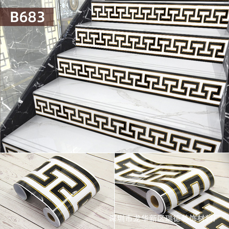 PVC falimatrica – antibakteriális, nedvességálló, penészálló, fénysugárzó hatású, új kínai stílus