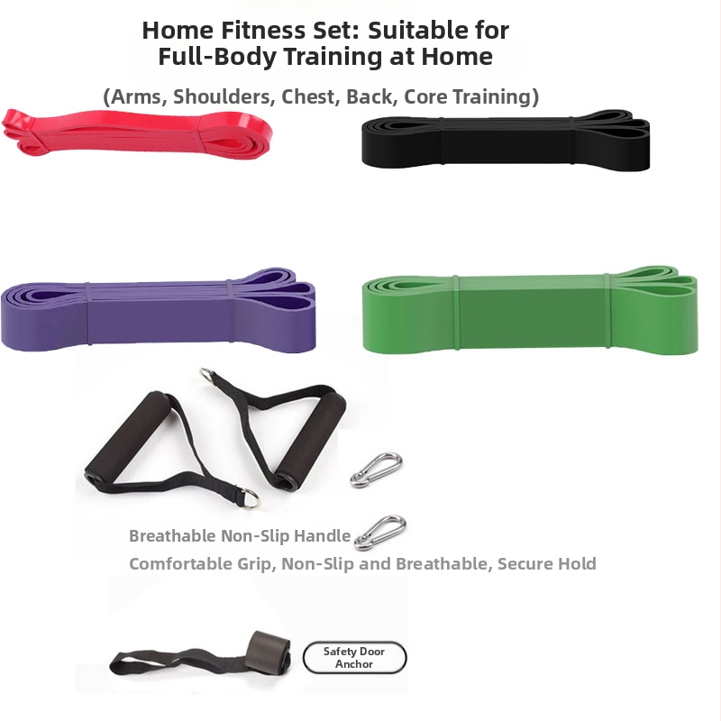 Banda de asistență pentru tracțiuni - Unisex, bandă de rezistență pentru antrenament al spatelui, compatibilă cu bara - Material: Altul