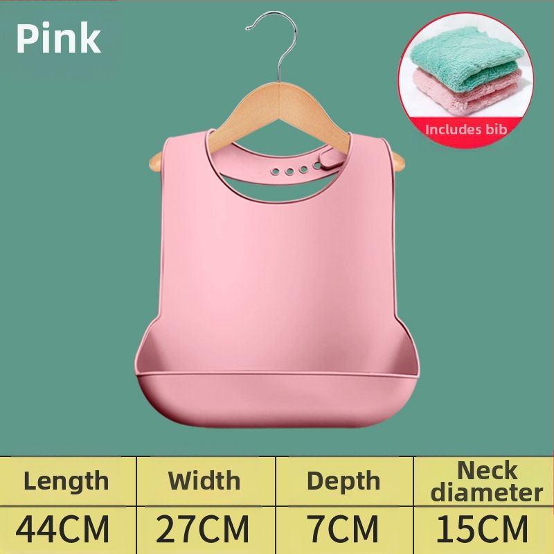 Bibs din silicon pentru adulți, impermeabil, absorbant pentru salivă