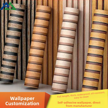 Sienas apdare ar koka tekstūru – PVC, ūdensizturīga, pret pelējumu un traipu izturīga, pašlīmējoša, premium dekors