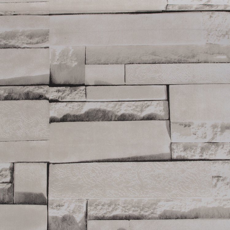 3D ķieģeļu raksts tapete, pašlīmējoša, PVC, ūdensizturīga, moderns minimālisma stils