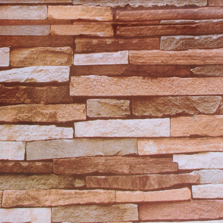 3D ķieģeļu raksts tapete, pašlīmējoša, PVC, ūdensizturīga, moderns minimālisma stils